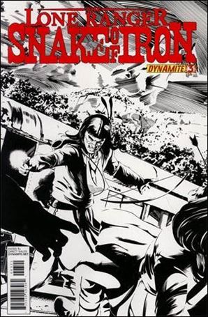 Lone Ranger: Snake of Iron issue 3-B Dennis Calero Black & White Cover