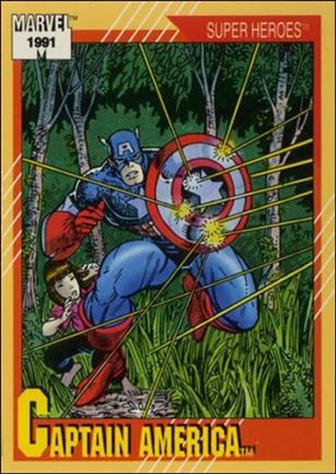 Marvel Universe: Series 2 (Base Set) card 54 Captain America