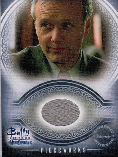Buffy the Vampire Slayer: Men of Sunnydale (Pieceworks Subset) card PW3 Shirt Worn By Anthony Head As Rupert Giles