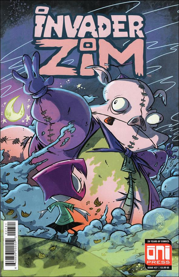 Invader Zim issue 27-B Drew Rausch Cover
