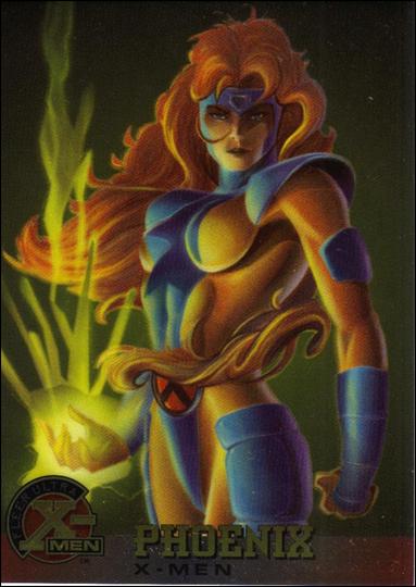 1996 Fleer Ultra X-Men All Chromium (Base Set) card 8 Phoenix