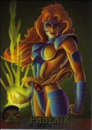1996 Fleer Ultra X-Men All Chromium (Base Set) card 8 Phoenix