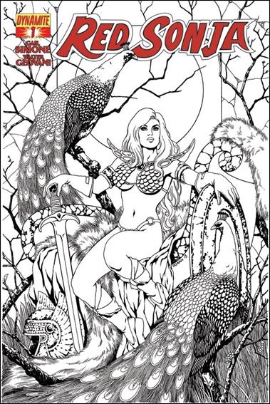 Red Sonja (2013) issue 1-I Colleen Doran 1:50 Black & White Cover