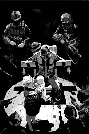 Green Hornet (2020) issue 4-F Lee Weeks Black & White Virgin Cover