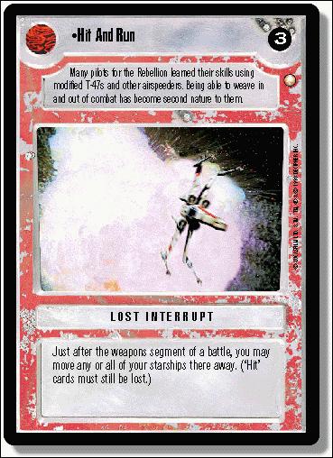 Star Wars: Special Edition Limited (Base Set) card 246 Hit And Run