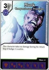 DC Comics Dice Masters War of Light card 94 Munk: Compassionate Protector 