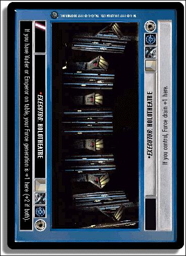 Star Wars: Dagobah Limited (Base Set) card 70 Executor: Holotheatre