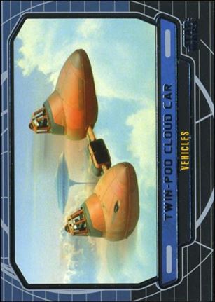 Star Wars Galactic Files (Base Set) card 283 Twin-Pod Cloud Car Vehicles
