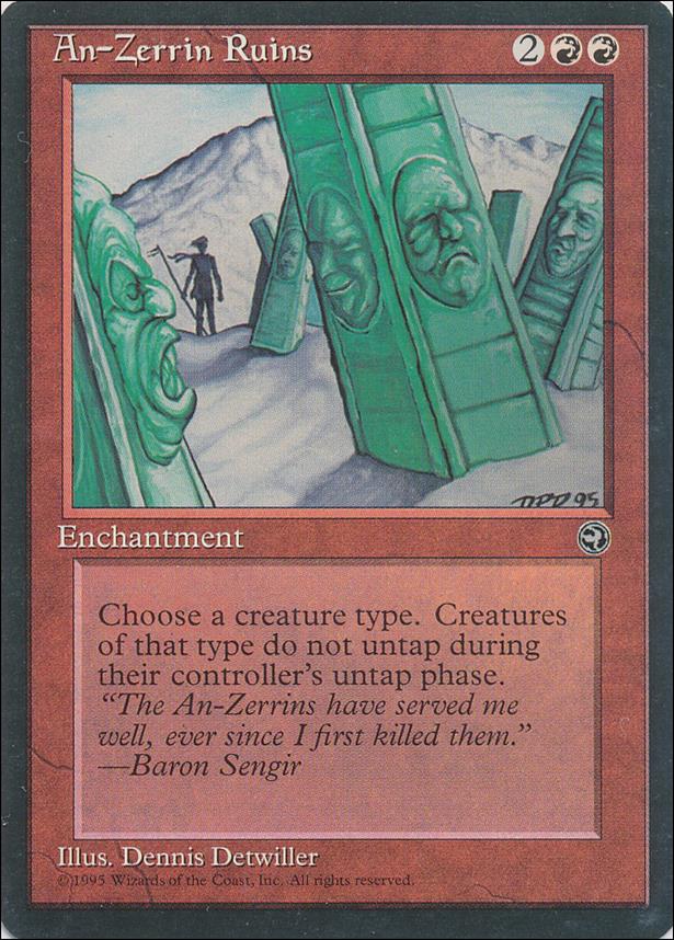 Magic the Gathering: Homelands (Base Set) card 68 An-Zerrin Ruins
