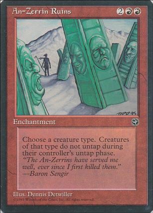 Magic the Gathering: Homelands (Base Set) card 68 An-Zerrin Ruins