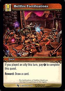 World of Warcraft: March of the Legion (Base Set) card 305 Hellfire Fortifications