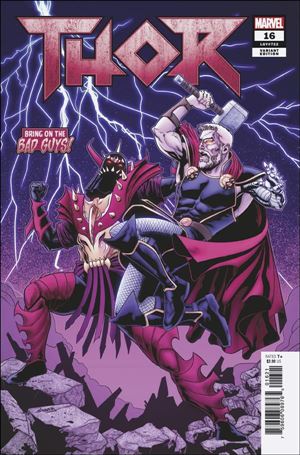 Thor (2018) issue 16-B Will Sliney Bring on the Bad Guys Cover