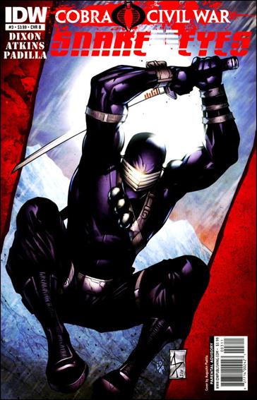 G.I. Joe: Snake Eyes (2011) issue 3-B Agustin Padilla Cover