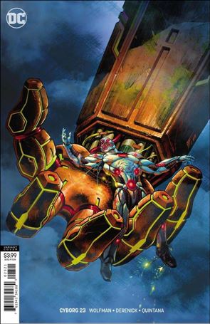 Cyborg (2016) issue 23-B  Fabrizio Fiorentino Cover