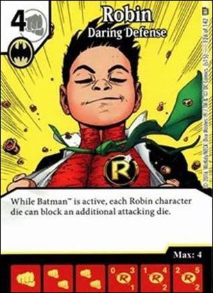 DC Comics Dice Masters World's Finest card 126 Robin: Daring Defense