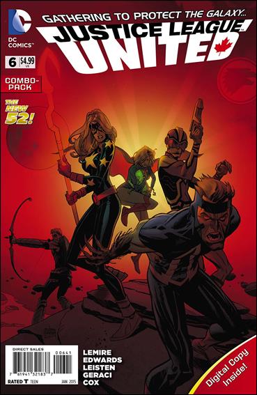 Justice League United issue 6-B Polybagged Andrew Robinson Cover Combo Pack
