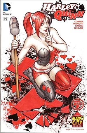 Harley Quinn (2014) issue 19-D Chad Hardin Alamo City Comic Con Cover 1/1000
