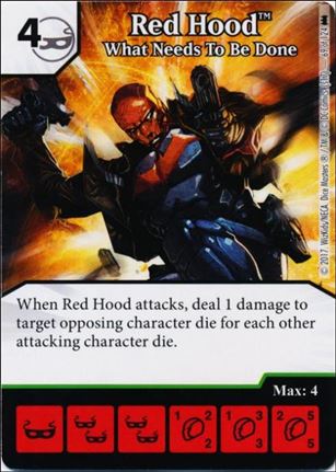 DC Comics Dice Masters Batman card 69 Red Hood: What Needs To Be Done