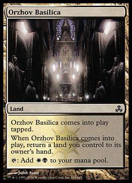 Magic the Gathering: Guildpact (Base Set) card 161 Orzhov Basilica