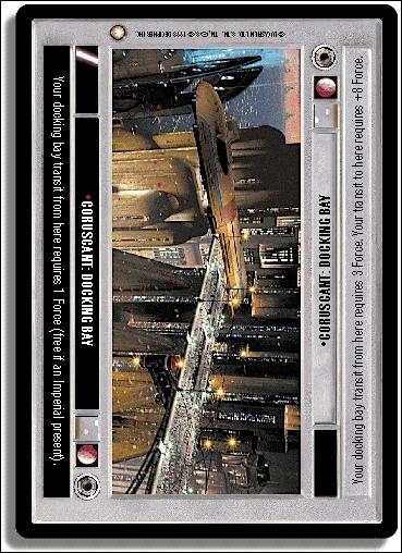 Star Wars: Special Edition Limited (Base Set) card 113 Coruscant: Docking Bay