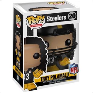 Pop! Football (NFL) figure 20 Tony Polamalu