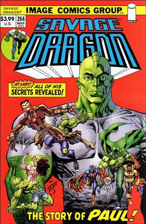 Savage Dragon (1993) issue 264-B Retro Trade Dress Cover