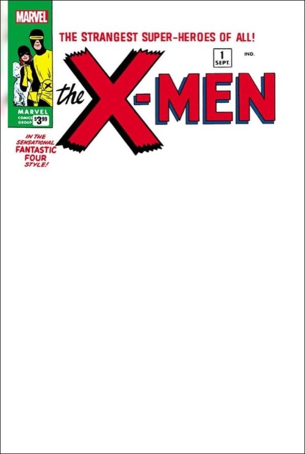 X-Men (1963) issue 1-G Facsimile Edition (2023) Blank/Sketch Cover