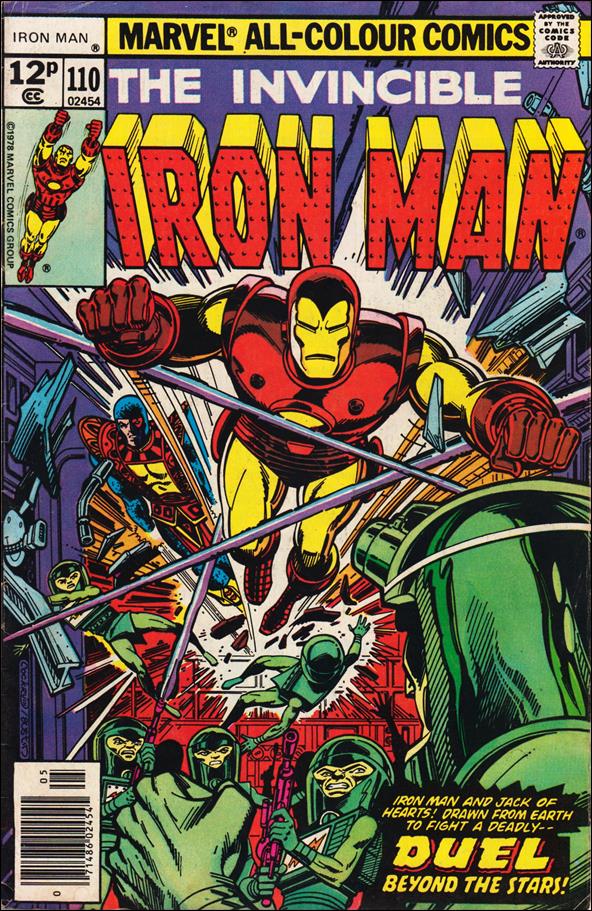 Iron Man (1968) issue 110-B UK Price Cover