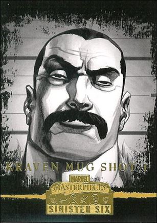 2008 Marvel Masterpieces: Series 3 (Base Set) card 80 Kraven Mug Shot 1