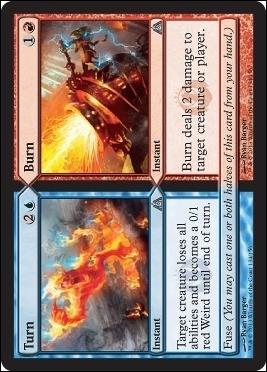 Magic the Gathering: Dragon's Maze (Base Set) card 134 Turn//Burn