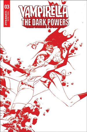 Vampirella: The Dark Powers issue 3-Z Jae Lee Red Line Art Cover