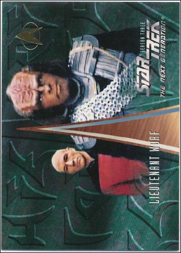 Star Trek: The Next Generation - The Episode Collection Season Three (Base Set) card 224 Lieutenant Worf