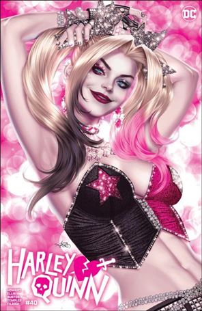 Harley Quinn (2021) issue 40-H Ariel Diaz Retailer Exclusive Foil Cover 1/800