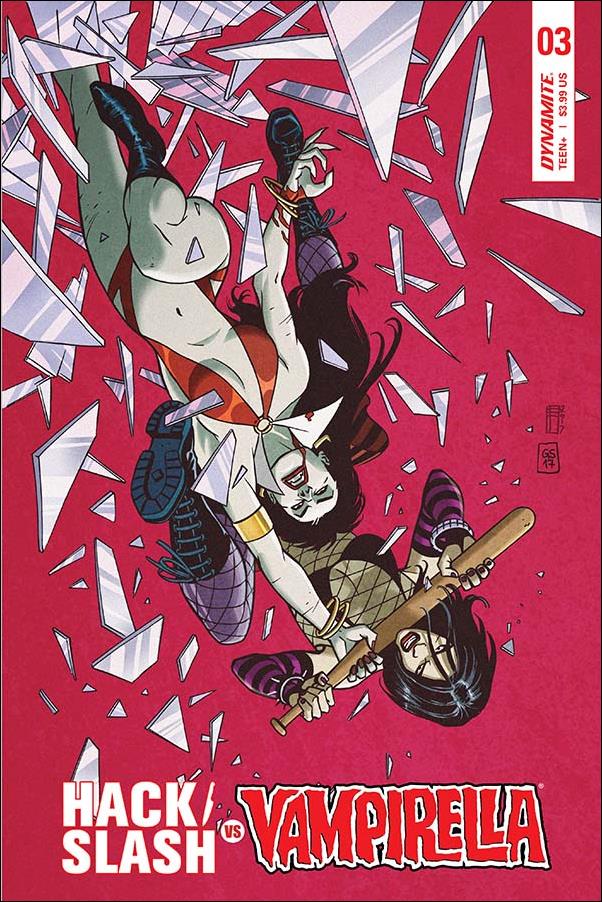 Hack/Slash vs Vampirella issue 3-B Goran Sudzuka Cover