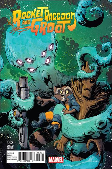 Rocket Raccoon & Groot issue 2-B Brian Kesinger 1:25 Cover