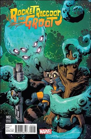 Rocket Raccoon & Groot issue 2-B Brian Kesinger 1:25 Cover