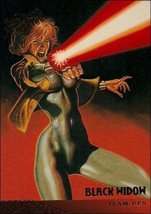 Fleer Ultra Spider-Man (Base Set) card 111 Black Widow