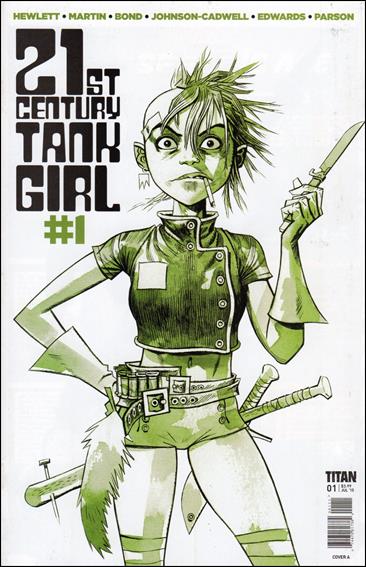Tank Girl: 21st Century Tank Girl issue 1 Jamie Hewlett Cover