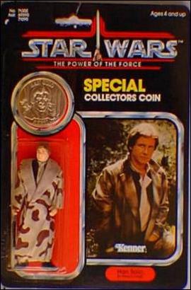 Star Wars 3 3/4" Basic Action Figures (Vintage) figure 74-C Han Solo (In Trench Coat) (PotF Tan Lapels)