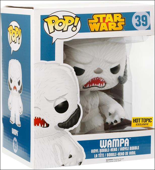 POP! Star Wars figure 39-B Wampa (Flocked) Hot Topic