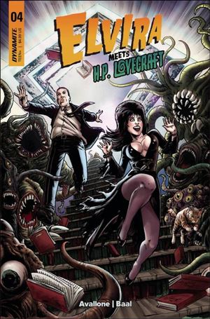 Elvira Meets H.P. Lovecraft issue 4-B Kewber Baal Cover