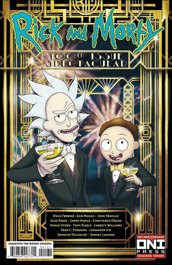 Rick and Morty (2015) issue 100-C Julieta Colas Cover