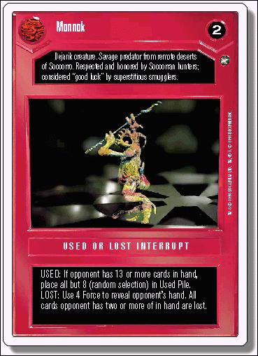 Star Wars: A New Hope Revised (Base Set) card 61 Monnok