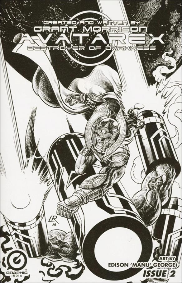 Avatarex issue 2-E Luke Ross Sketch Cover