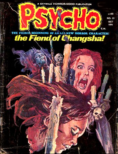 Psycho (1971) issue 21 Prieto Muriana cover