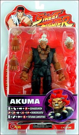 Street Fighter (Round 4) figure 1-G Akuma (Black - Shin Akuma)