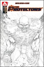 Protectors (2013) issue 0-B Sketch Cover