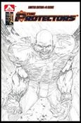 Protectors (2013) issue 0-B Sketch Cover