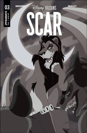 Disney Villains: Scar issue 3-G Trish Forstner 1:10 B&W Cover