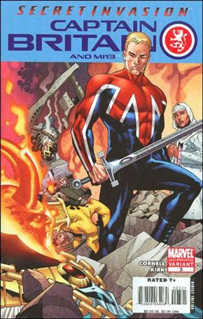 Captain Britain and MI13 issue 3-B Leonard Kirk Cover (2nd Printing)